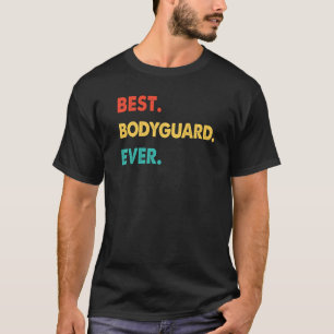T-shirt Garde du corps Profession Rétro Meilleur garde du
