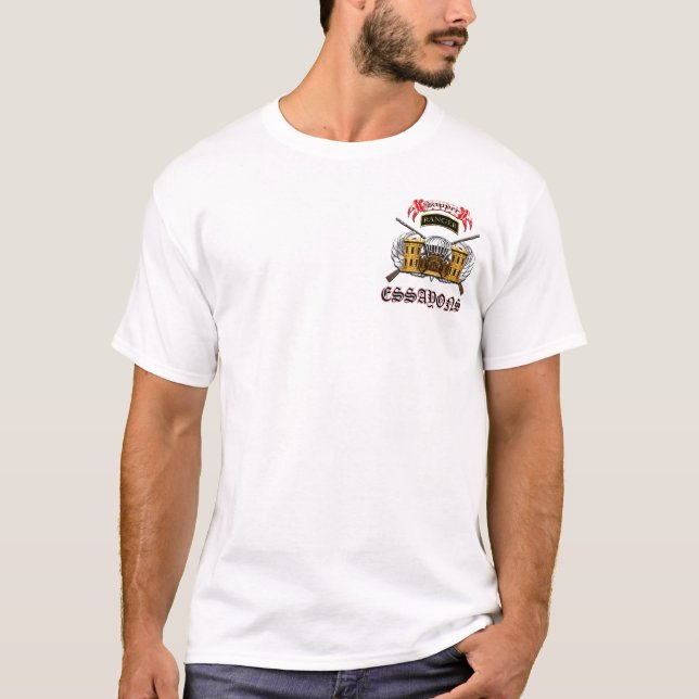 T-shirt Garde forestière ESSAYONS de soldat du génie (Devant)