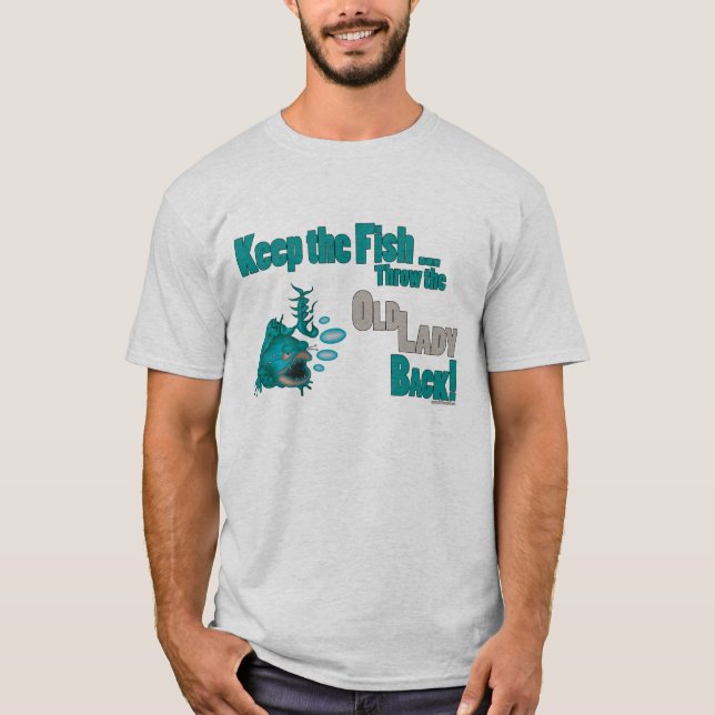 T-shirt Garde le poisson (Devant)