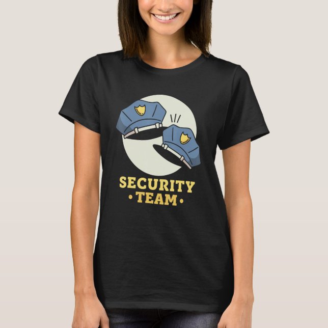 T-shirt Garde-porte de l'équipe de sécurité (Devant)