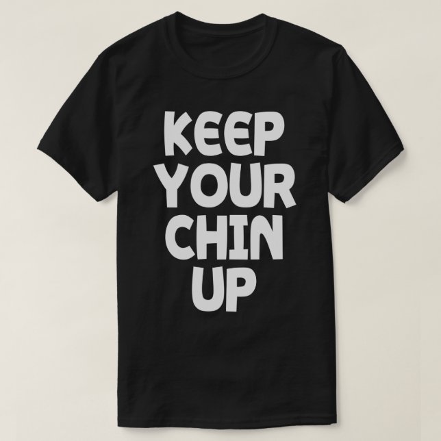 T-shirt Garde ton menton (Design devant)