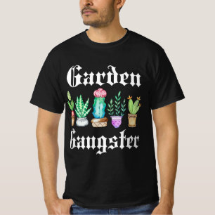 T-shirt Garden Gangster Cactus Succulent Plante Maman Cade