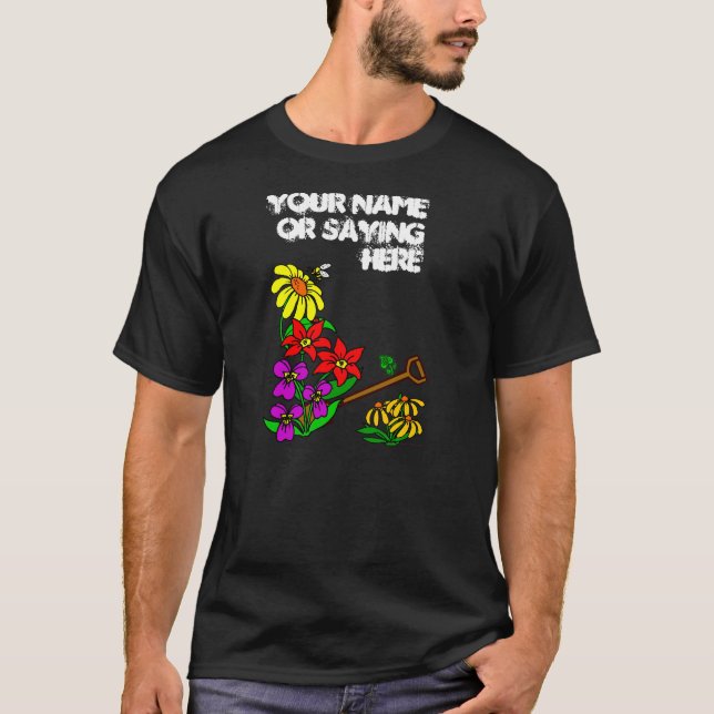 T-shirt Gardener Personnalisé Dit (Devant)
