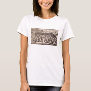 T-shirt Gardeners working in an orange garden, from 'Le Pa