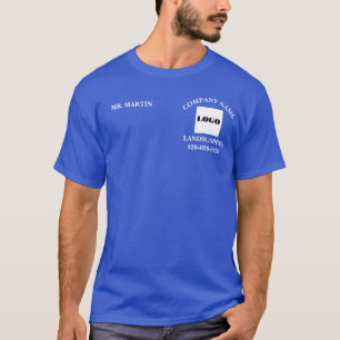 T-shirt Gardening Maintenance Nom de l'employé Marque de l