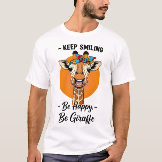 T-shirt Garder la Giraffe souriante