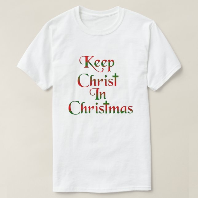 T-shirt Garder le Christ dans les Chemises de croix de Noë (Design devant)