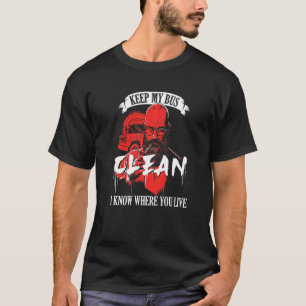 T-shirt Garder mon autobus Clean School Bus Driver Passage