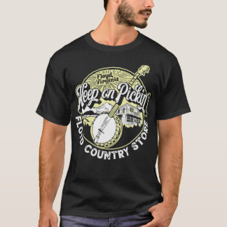 T-shirt Garder Pickin' Floyd Country Store Vintage Banjo G