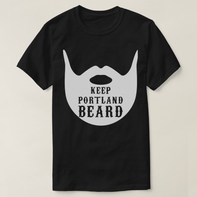 T-shirt Garder Portland Beard 1 (Design devant)