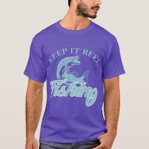 T-shirt Garder Reel Pêche Hotte Drôle Pêcheur de poisson d