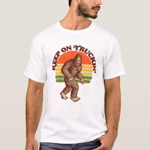 T-shirt Garder Sur Le Truckin'Seventies Bigfoot Retro Sasq