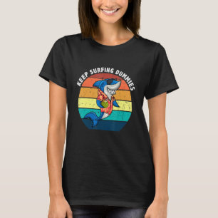 T-shirt Garder Surfing Dummies Shark Men Sharks Vintage Sh