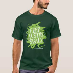 T-shirt Gardez la chaux écallieuse et le blanc d'Austin