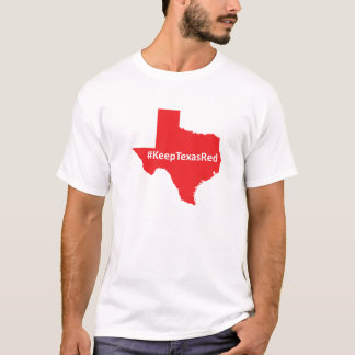 T-shirt Gardez la chemise d'hommes rouges du Texas