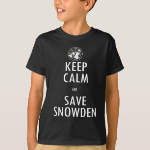 T-shirt Gardez la chemise d'obscurité de Snowden