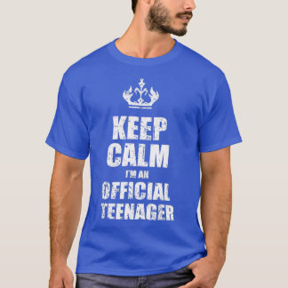 T-shirt Gardez le calme Anniversaire officiel nager 13e Fi