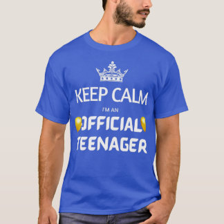 T-shirt Gardez le calme Anniversaire officiel nager 13e Fi