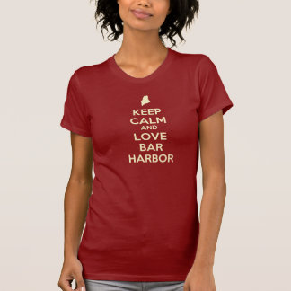T-shirt Gardez le calme et aimez le port de barre