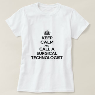 T-shirt Gardez le calme et appelez un technologue en chiru
