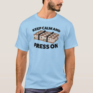 T-shirt Gardez le calme et appuyez sur - Botanique / Humou