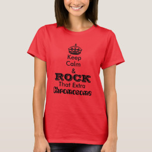 T-shirt Gardez le calme et basculez ce chromosome
