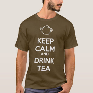 T-shirt Gardez le calme et buvez du thé 22