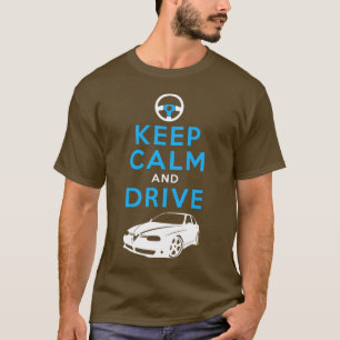 T-shirt Gardez le calme et conduisez -156 - /version2