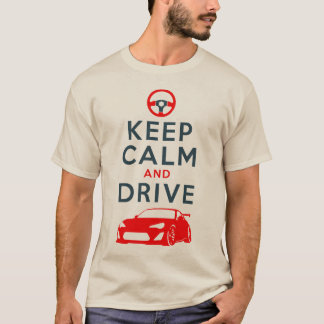 T-shirt Gardez le calme et conduisez - GT86- /version4