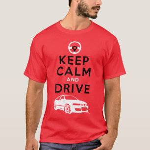 T-shirt Gardez le calme et conduisez - Léon /version3