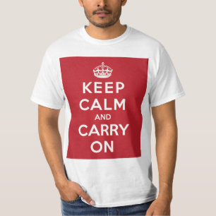 T-shirt Gardez le calme et continuez