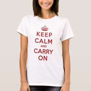 T-shirt Gardez le calme et continuez
