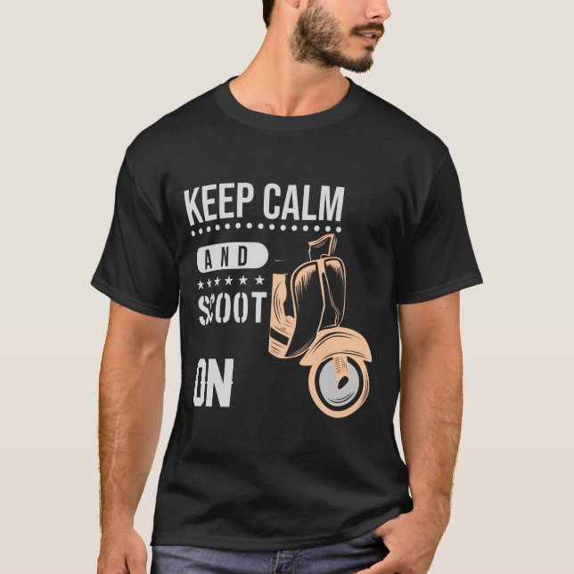 T-shirt Gardez Le Calme Et Échangez (Devant)