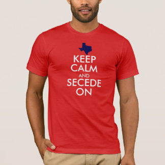 T-shirt Gardez le calme et faites cécession dessus