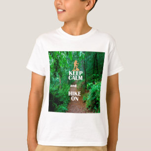 T-shirt Gardez le calme et la marche