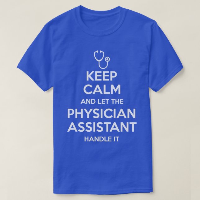 T-shirt Gardez Le Calme Et Laissez L'Assistant Médecin Tra (Design devant)
