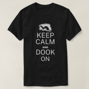 T-shirt Gardez le calme et le chien en marche - Ferret Doo