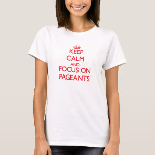 T-shirt gardez le calme ET LE FOYER SUR des