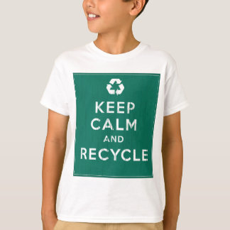 T-shirt Gardez le calme et le réutilisez