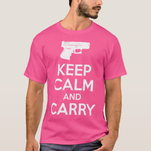 T-shirt Gardez Le Calme Et Le Transport - Cadeaux De Canon