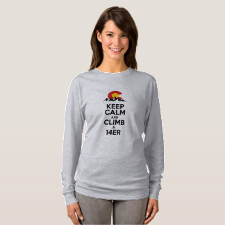 T-shirt Gardez le calme et montez un 14er