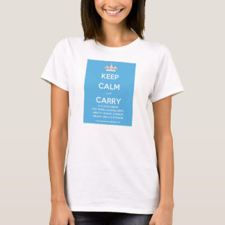 T-shirt Gardez le calme et portez… (la liste
