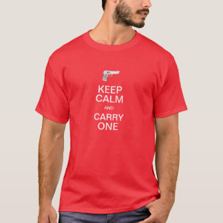 T-shirt Gardez le calme et portez un