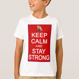 T-shirt Gardez le calme et restez les droits de la femme