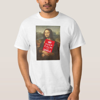 T-shirt Gardez le calme et souriez