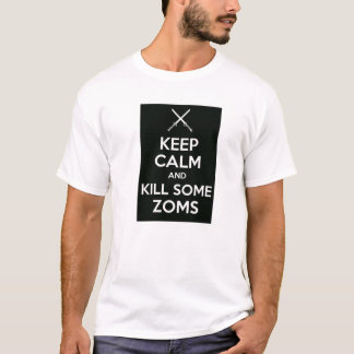 T-shirt Gardez le calme et tuez un certain Zoms - épées