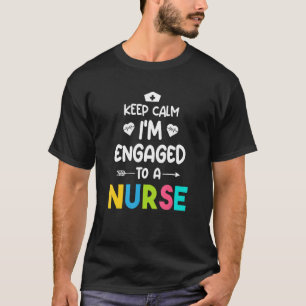 T-shirt Gardez le calme Je suis engagé dans un engagement