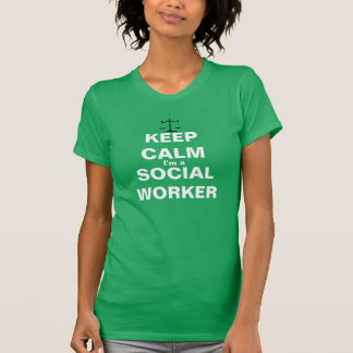 T-shirt Gardez le calme que je suis un assistant social