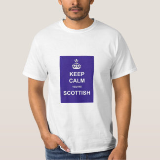 T-shirt Gardez le calme, vous sont écossais