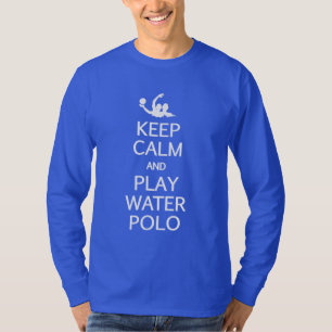 T-shirt Gardez le polo de l'eau de calme et de jeu - pour